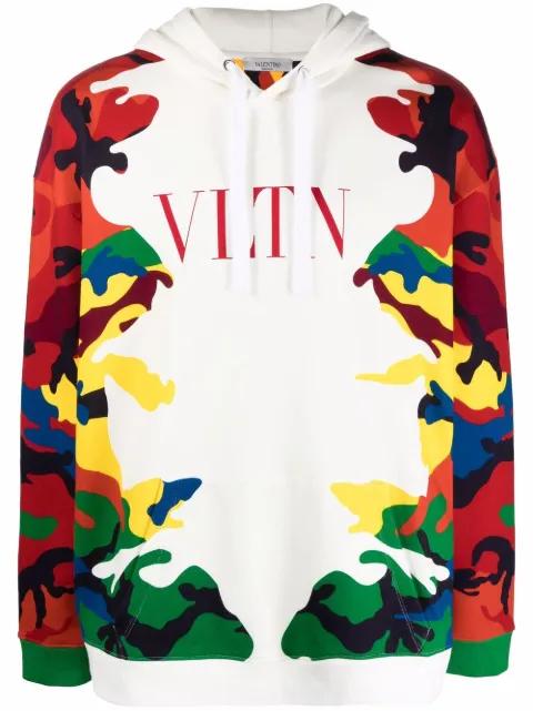 CAMOU7 print hoodie by VALENTINO
