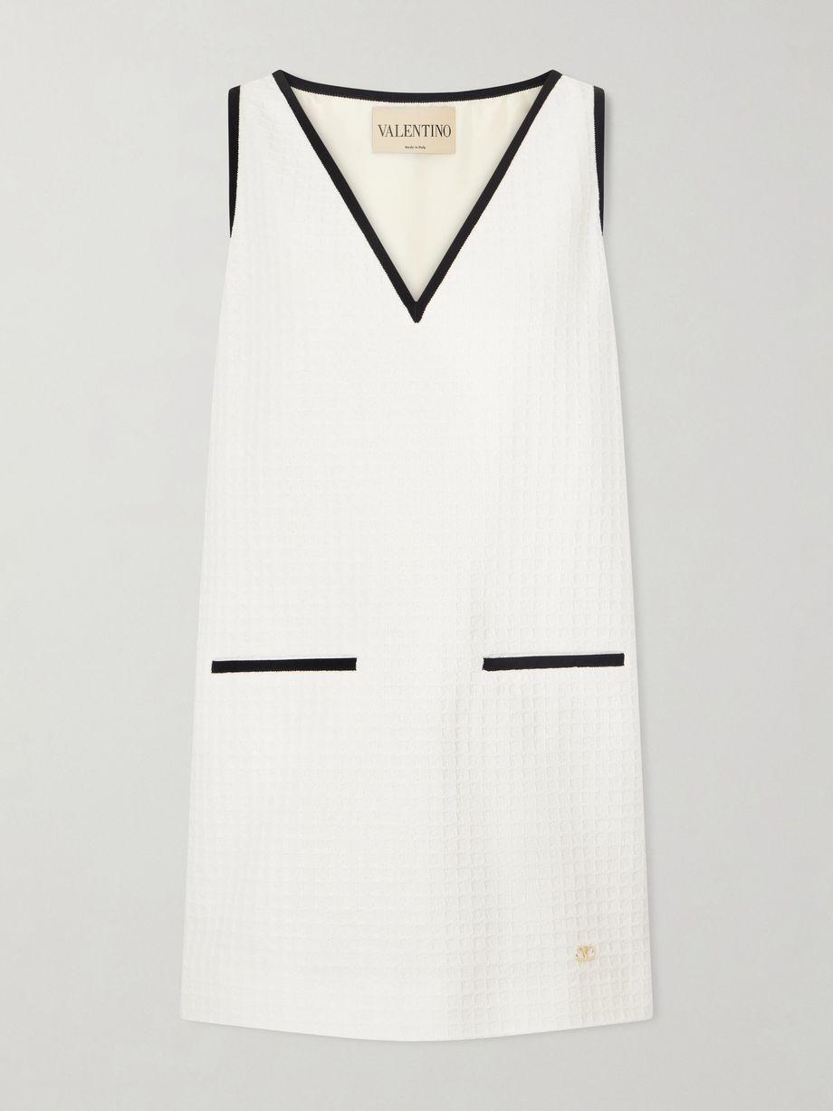 Canestrello cotton-tweed mini dress by VALENTINO