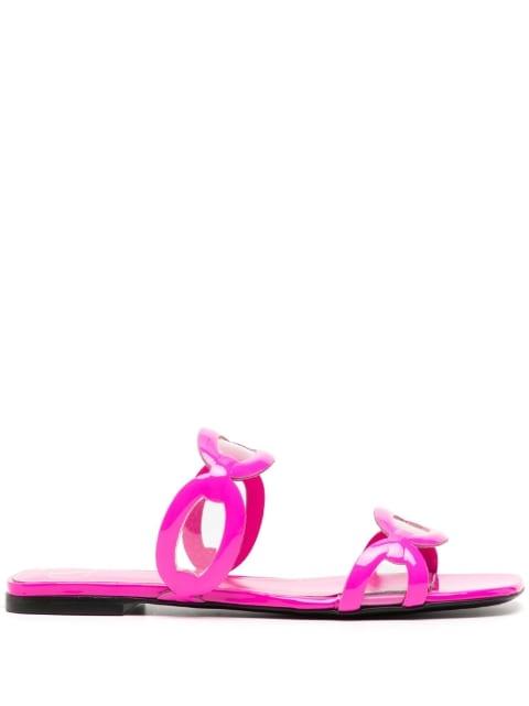 Chain 1967 flat slides by VALENTINO
