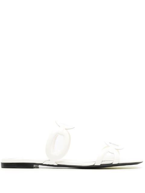 Chain 1967 flat slides by VALENTINO