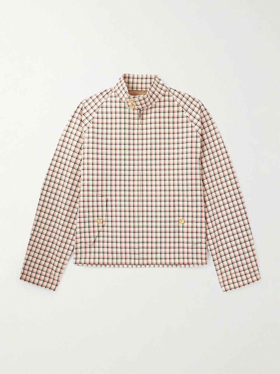 Checked Cotton-Twill Jacket by VALENTINO