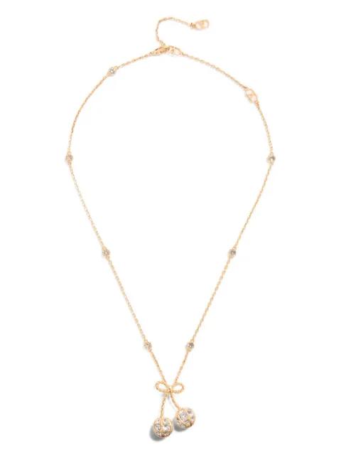 Cherryfic crystal-embellished necklace by VALENTINO