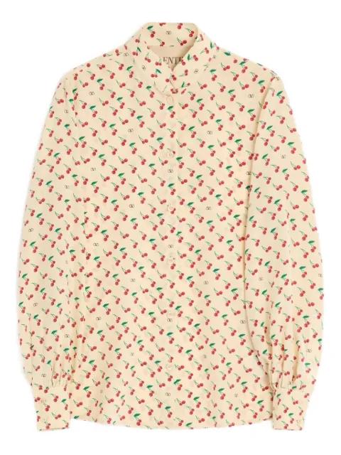 Cherryfic-print shirt by VALENTINO