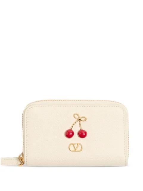 Cherryfic zip wallet by VALENTINO