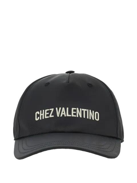 Chez Valentino logo baseball cap by VALENTINO