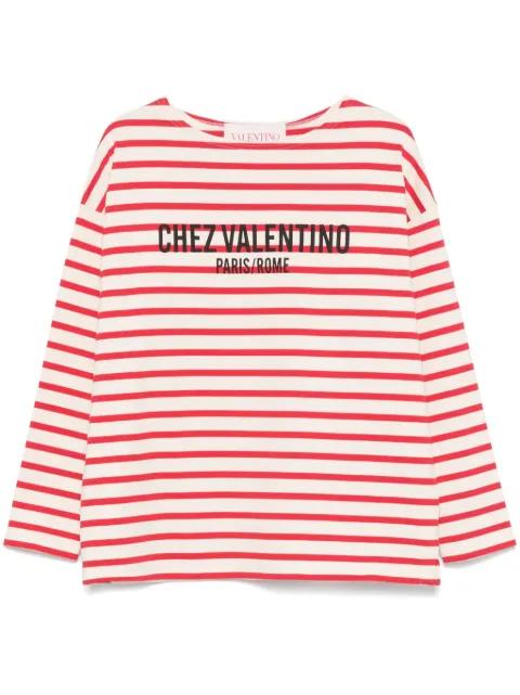 Chez Valentino-print T-shirt by VALENTINO