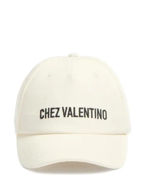 Chez cotton baseball cap with embroidery by VALENTINO