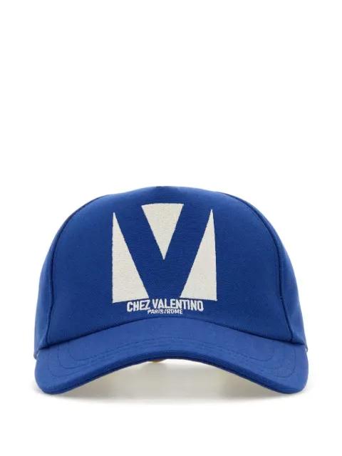Chez cotton baseball cap with embroidery by VALENTINO