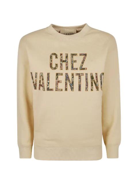 Chez embroidered sweatshirt by VALENTINO