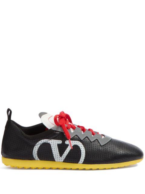 Chromathon perforated sneakers by VALENTINO