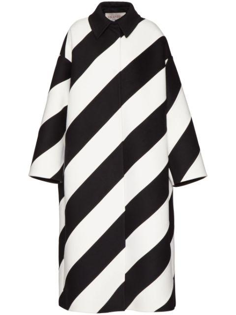 Compact Drap Strhype coat by VALENTINO