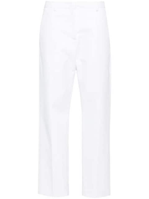 Compact poplin trousers by VALENTINO