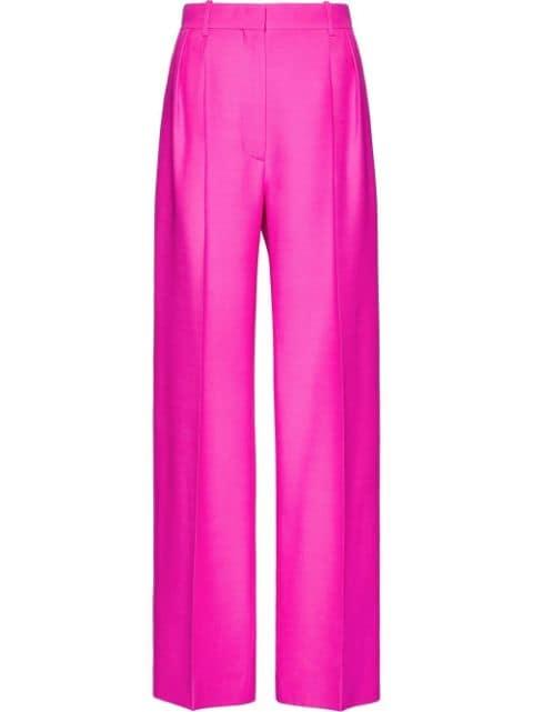 Crepe Couture wide-leg trousers by VALENTINO