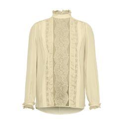 Crepe de chine long-sleeved blouse by VALENTINO