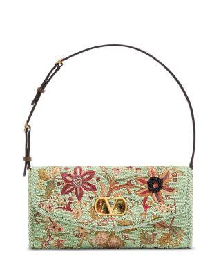 DeVain Small Embroidered Shoulder Bag by VALENTINO