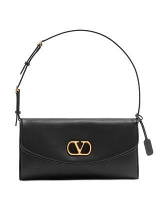 DeVain VLogo Small Nappa Shoulder Bag by VALENTINO