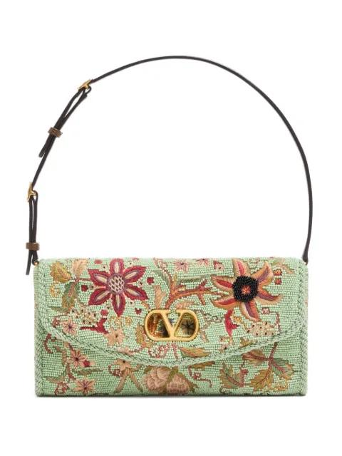 DeVain embroidered small shoulder bag by VALENTINO