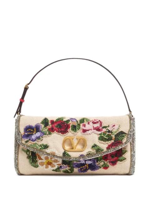 DeVain embroidered small shoulder bag by VALENTINO