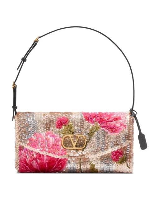 DeVain small embroidered shoulder bag by VALENTINO