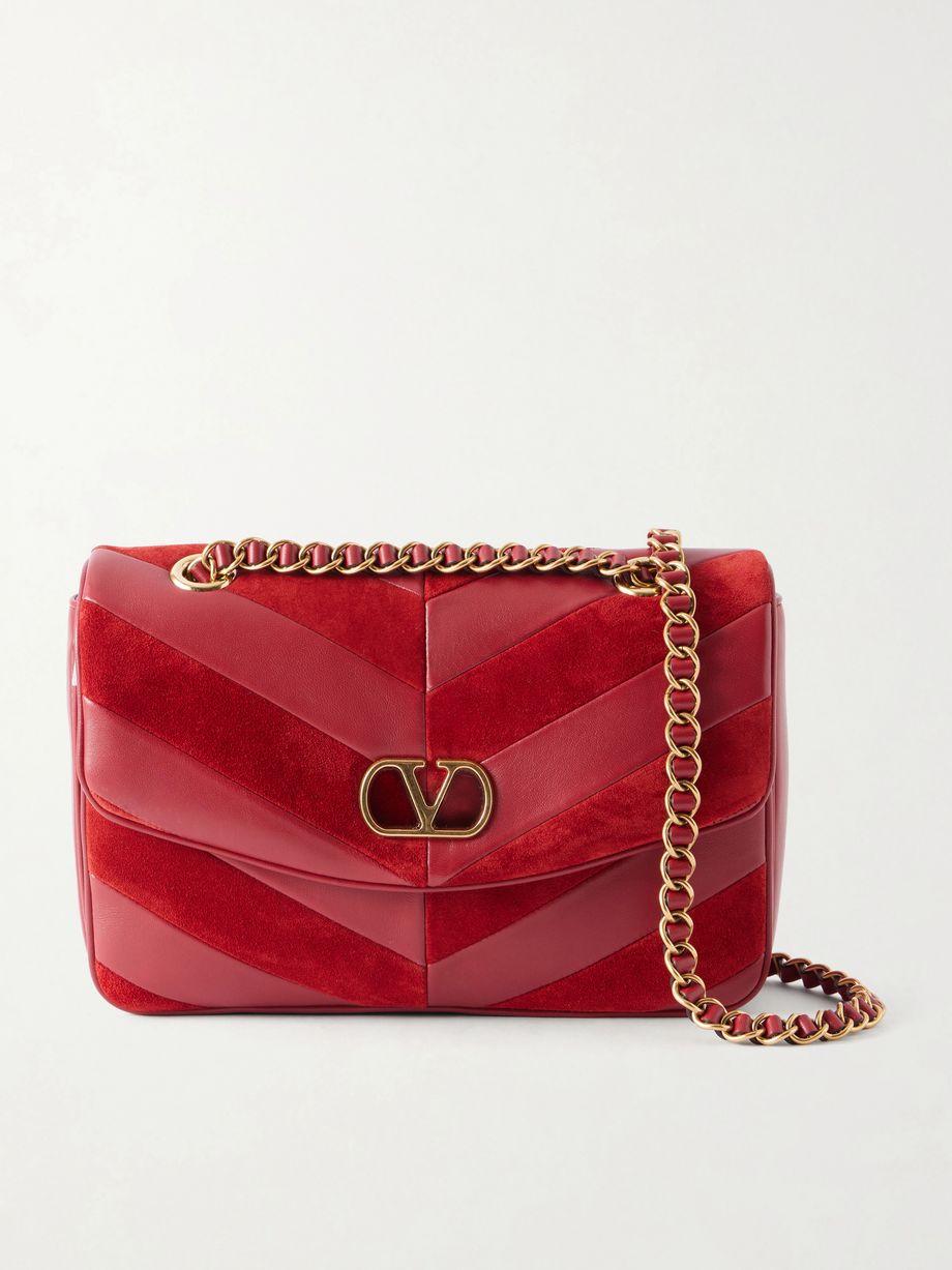 Djuna medium embellished leather shoulder bag by VALENTINO