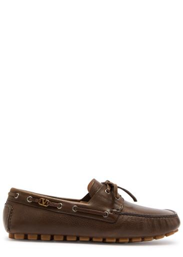 Driver Fastaway leather shoes by VALENTINO