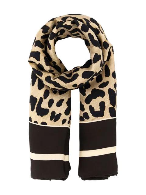 Fauve Éclat silk scarf by VALENTINO