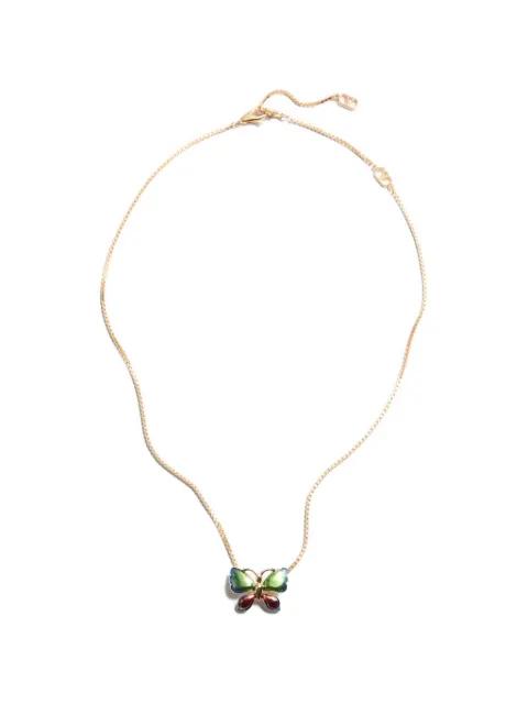 Flutterby necklace in metal and enamel by VALENTINO