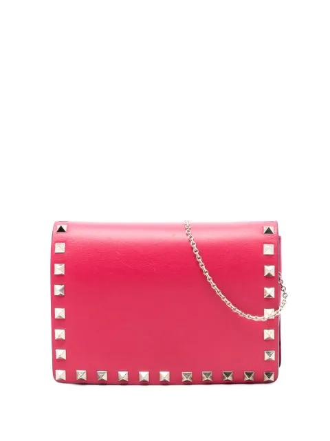 2000-2017 Leather Rockstud Chain Pouch crossbody bag by VALENTINO GARAVANI 