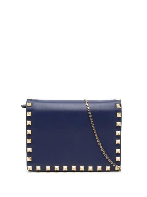 2000-2017 Leather Rockstud Chain Pouch crossbody bag by VALENTINO GARAVANI 