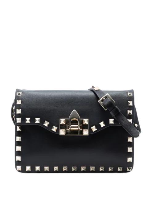 2000-2017 Small Leather Rockstud Flap crossbody bag by VALENTINO GARAVANI 