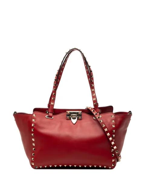 2000-2017 Small Leather Rockstud Trapeze satchel by VALENTINO GARAVANI 