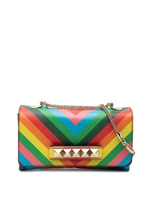 2000-2017 Vitello 1973 Va Va Voom Rockstud Rainbow shoulder bag by VALENTINO GARAVANI 
