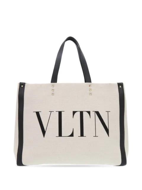 2010-2025 Medium Canvas Rockstud VLTN Tote satchel by VALENTINO GARAVANI 