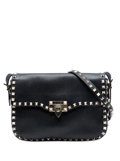 2010-2026 Small Leather Rockstud Flap crossbody bag by VALENTINO GARAVANI 