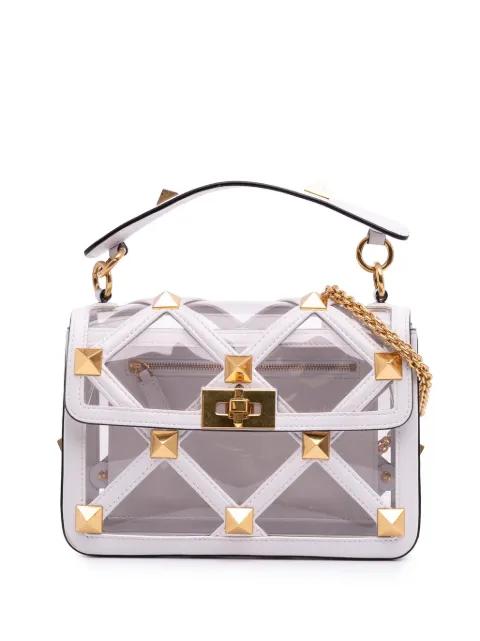 2018-2025 Medium PVC Roman Stud satchel by VALENTINO GARAVANI 