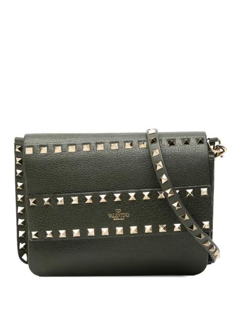 2018-2026 Grained Calfskin Rockstud Side Slip crossbody bag by VALENTINO GARAVANI 