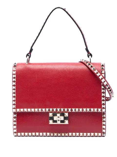 2018-2026 Leather Rockstud No Limit satchel by VALENTINO GARAVANI 