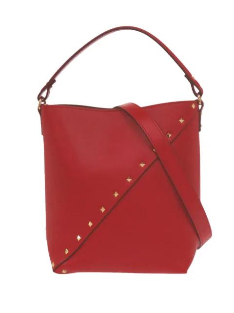2018-2026 Leather Rockstud Wispy bucket bag by VALENTINO GARAVANI 