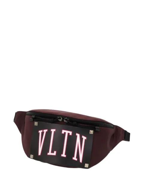2018-2026 Nylon and Leather VLTN Rockstud belt bag by VALENTINO GARAVANI 