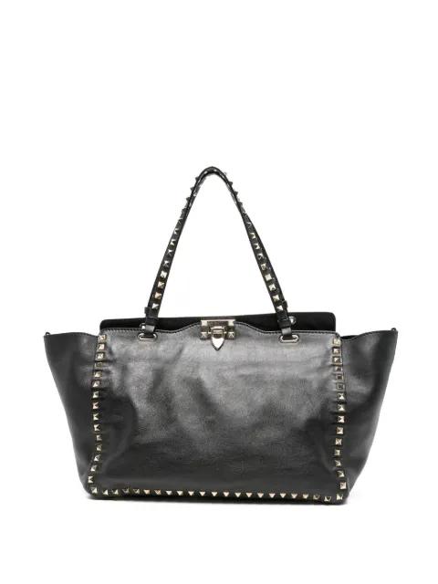 2020s Rockstud-embellishmemnt tote bag by VALENTINO GARAVANI 