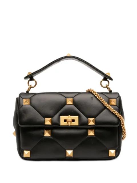 2021-2026 Large Nappa Roman Stud satchel by VALENTINO GARAVANI 