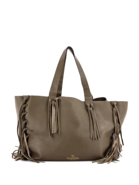 C-Rockee Fringe Leather Medium tote bag by VALENTINO GARAVANI 
