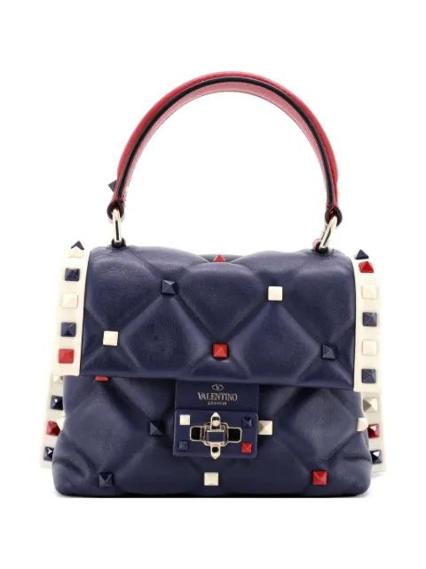 Candystud Top Handle Bag Leather Mini satchel by VALENTINO GARAVANI 