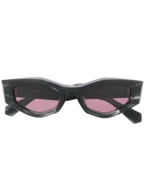 Rockstud irregular-frame sunglasses by VALENTINO GARAVANI EYEWEAR