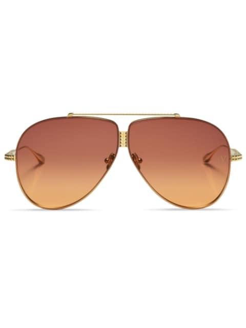 Rockstud pilot-frame sunglasses by VALENTINO GARAVANI EYEWEAR