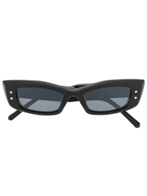 Rockstud rectangle-frame sunglasses by VALENTINO GARAVANI EYEWEAR
