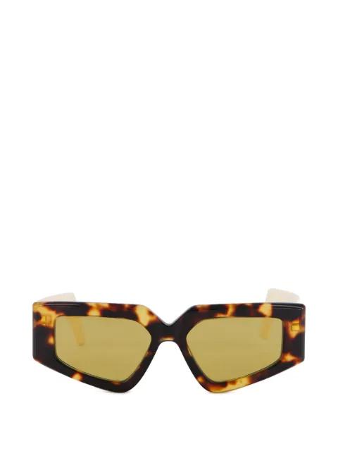 V-logo geometric-frame sunglasses by VALENTINO GARAVANI EYEWEAR