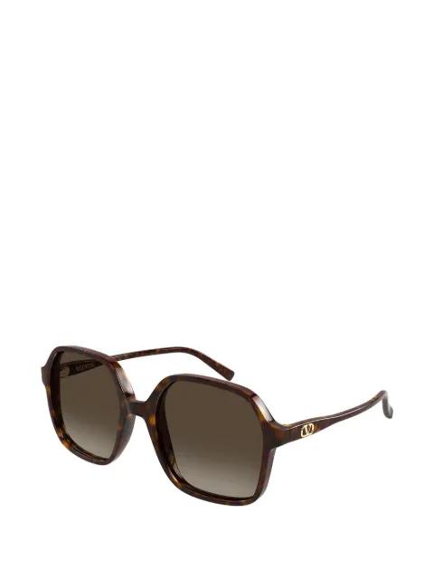 V-logo oversized sunglasses by VALENTINO GARAVANI EYEWEAR