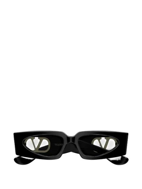 VLogo Signature geometric-frame sunglasses by VALENTINO GARAVANI EYEWEAR