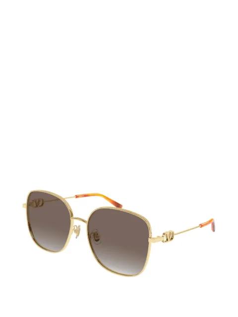 VLogo geometric-frame sunglasses by VALENTINO GARAVANI EYEWEAR
